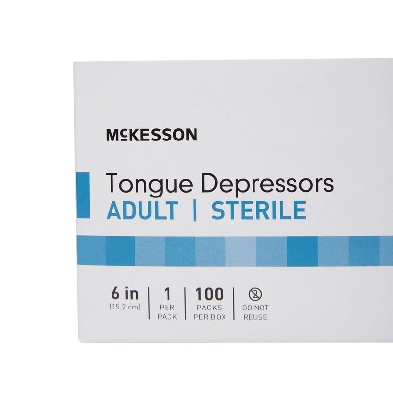 McKesson Tongue Depressors Senior Wide Blade - 508714_CS - 18 McKesson Tongue Depressors Senior Wide Blade - 508714_CS - 18