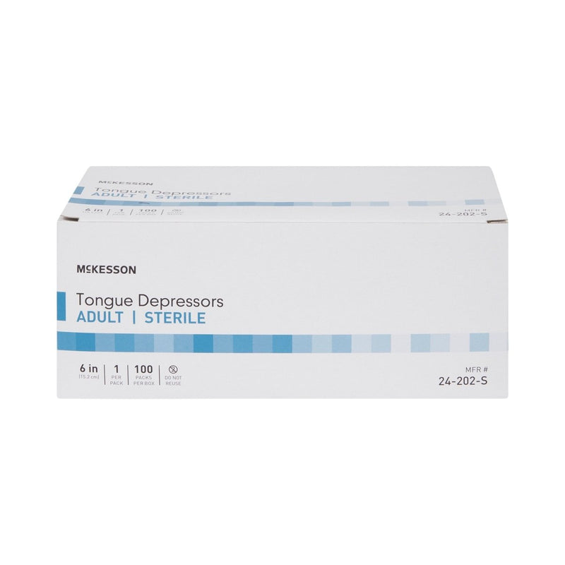McKesson Tongue Depressors Senior Wide Blade - 508714_CS - 19 McKesson Tongue Depressors Senior Wide Blade - 508714_CS - 19