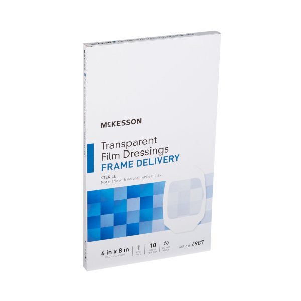 McKesson Transparent Film Dressing with Frame-Style Delivery - 886410_BX - 7 McKesson Transparent Film Dressing with Frame-Style Delivery - 886410_BX - 7