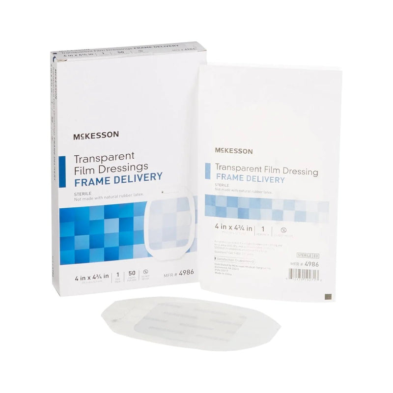 McKesson Transparent Film Dressing with Frame-Style Delivery - 886410_EA - 3 McKesson Transparent Film Dressing with Frame-Style Delivery - 886410_EA - 3