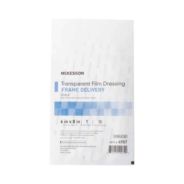 McKesson Transparent Film Dressing with Frame-Style Delivery - 886410_EA - 4 McKesson Transparent Film Dressing with Frame-Style Delivery - 886410_EA - 4