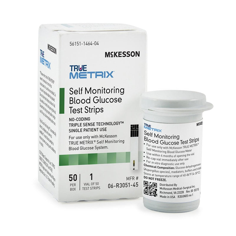 McKesson TRUE METRIX Blood Glucose Test Strips - 960299_BX - 2 McKesson TRUE METRIX Blood Glucose Test Strips - 960299_BX - 2