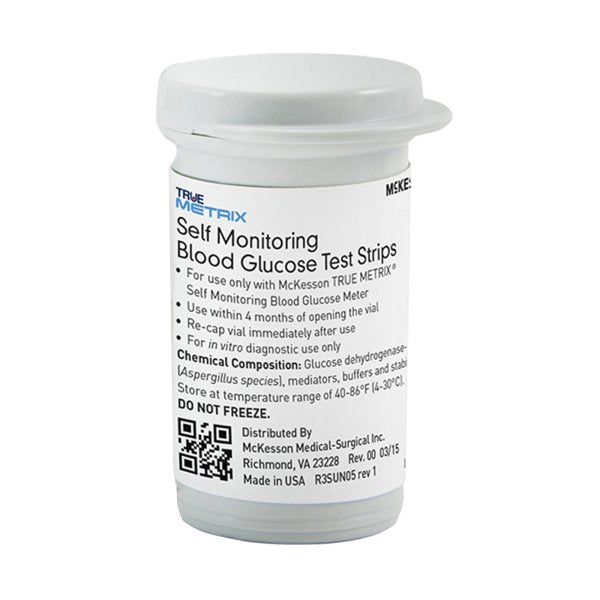 McKesson TRUE METRIX Blood Glucose Test Strips - 960300_BX - 5 McKesson TRUE METRIX Blood Glucose Test Strips - 960300_BX - 5