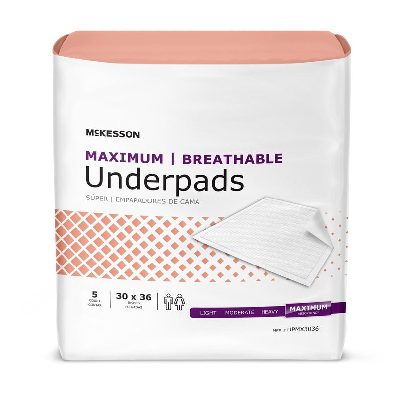 McKesson Ultimate Breathable Underpads - 1075429_BG - 4 McKesson Ultimate Breathable Underpads - 1075429_BG - 4