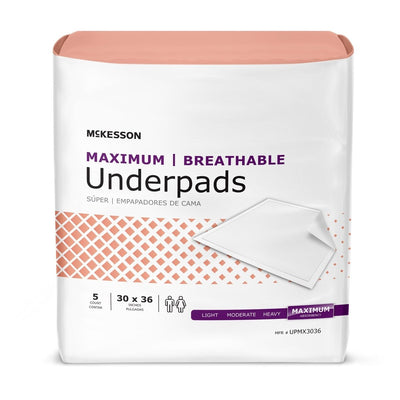 McKesson Ultimate Breathable Underpads - 1075429_BG - 4 McKesson Ultimate Breathable Underpads - 1075429_BG - 4