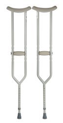 McKesson Underarm Crutches, 5 ft. 2 in. - 5 ft. 10 in. - 1076181_PR - 1 McKesson Underarm Crutches, 5 ft. 2 in. - 5 ft. 10 in. - 1076181_PR - 1