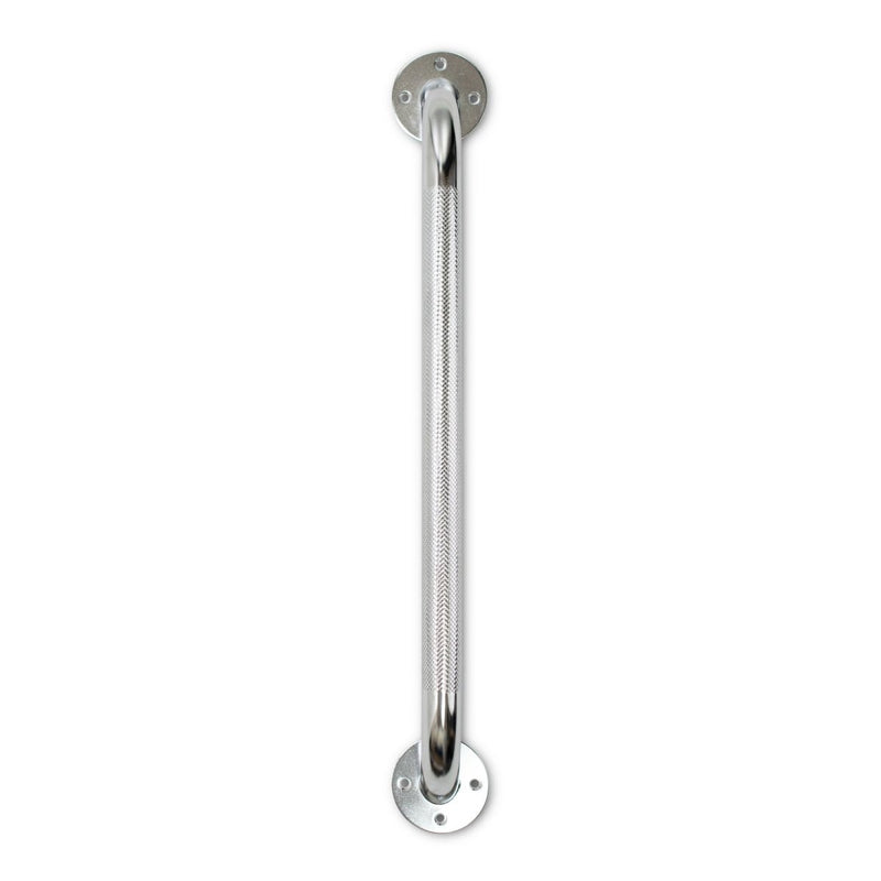 McKesson Wall Grab Bar, Chrome Finish, Knurled Steel - 1103375_CS - 1 McKesson Wall Grab Bar, Chrome Finish, Knurled Steel - 1103375_CS - 1