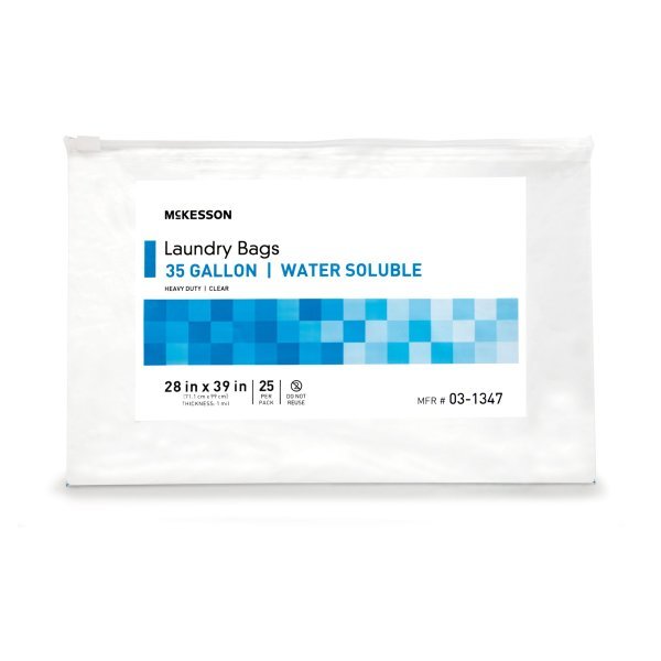 McKesson Water Soluble Laundry Bag - 1147894_CS - 1 McKesson Water Soluble Laundry Bag - 1147894_CS - 1