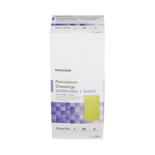 McKesson Xeroform Petrolatum Dressing - 864638_BX - 2 McKesson Xeroform Petrolatum Dressing - 864638_BX - 2