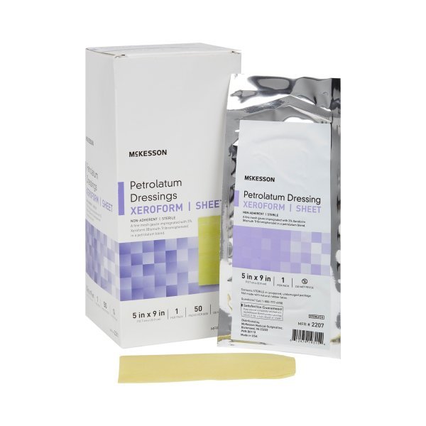 McKesson Xeroform Petrolatum Dressing - 864640_CS - 9 McKesson Xeroform Petrolatum Dressing - 864640_CS - 9
