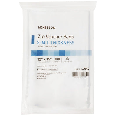 McKesson Zip Closure Bag - 854576_CS - 60 McKesson Zip Closure Bag - 854576_CS - 60