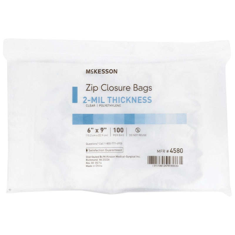 McKesson Zip Closure Bag - 911643_PK - 142 McKesson Zip Closure Bag - 911643_PK - 142