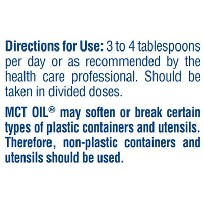 MCT Oil Unflavored Oral Supplement, 32 oz. Bottle - 331681_EA - 3 MCT Oil Unflavored Oral Supplement, 32 oz. Bottle - 331681_EA - 3