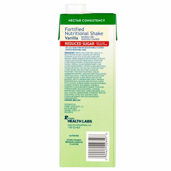 Med Pass Reduced Sugar Vanilla Nutritional Shake 32 oz. Carton - 1016362_EA - 5 Med Pass Reduced Sugar Vanilla Nutritional Shake 32 oz. Carton - 1016362_EA - 5