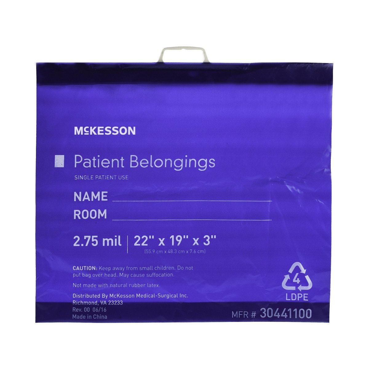 Medi-Pak Performance Patient Belongings Bag - 447755_CS - 1 Medi-Pak Performance Patient Belongings Bag - 447755_CS - 1