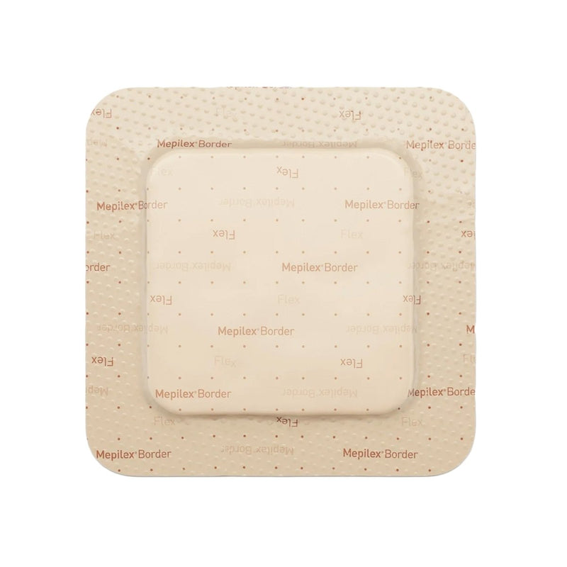 Mepilex Border Flex Adhesive with Border Foam Dressing, 4 x 4 Inch - 1114380_BX - 1 Mepilex Border Flex Adhesive with Border Foam Dressing, 4 x 4 Inch - 1114380_BX - 1
