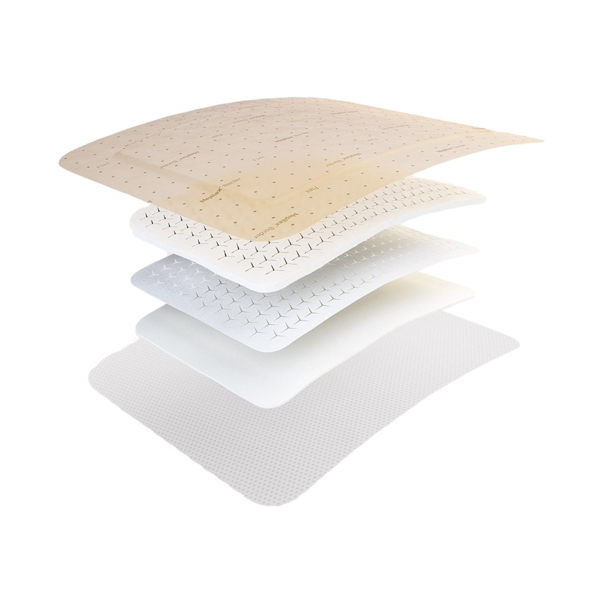 Mepilex Border Flex Adhesive with Border Foam Dressing, 6 x 6 Inch - 1114381_BX - 1 Mepilex Border Flex Adhesive with Border Foam Dressing, 6 x 6 Inch - 1114381_BX - 1