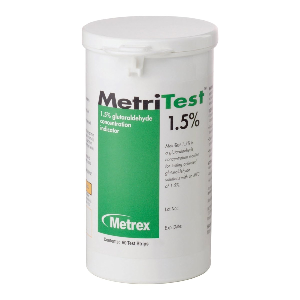 Metritest 1.5% Glutaraldehyde Concentration Indicator - 459973_BT - 1 Metritest 1.5% Glutaraldehyde Concentration Indicator - 459973_BT - 1