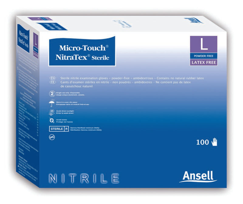 Micro Touch Nitrile Extended Cuff Length Exam Gloves - 640516_BX - 1 Micro Touch Nitrile Extended Cuff Length Exam Gloves - 640516_BX - 1