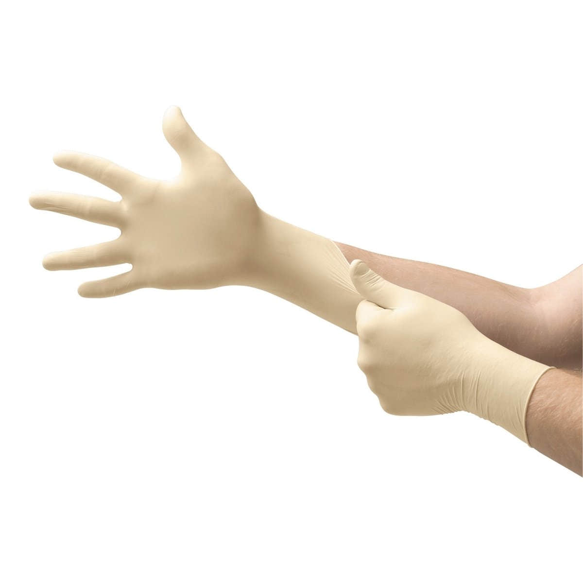 Microflex ComfortGrip Latex Gloves, Natural - 571054_BX - 1 Microflex ComfortGrip Latex Gloves, Natural - 571057_BX - 2