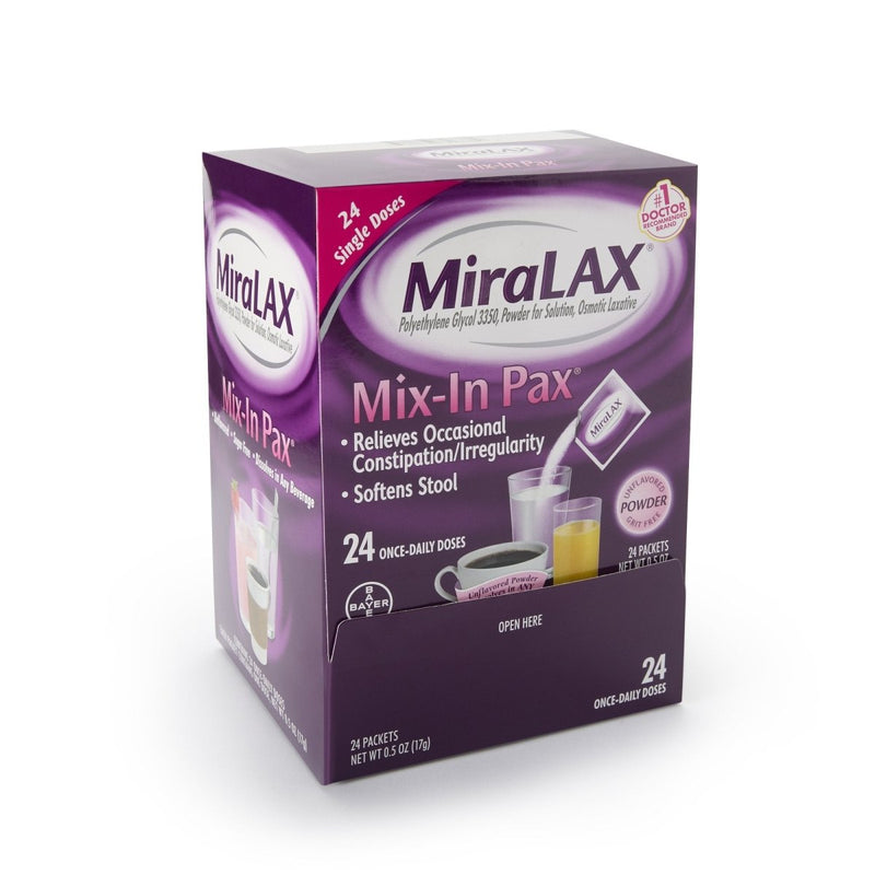 Miralax Polyethylene Glycol 3350 Laxative - 720751_BX - 3 Miralax Polyethylene Glycol 3350 Laxative - 720751_BX - 3