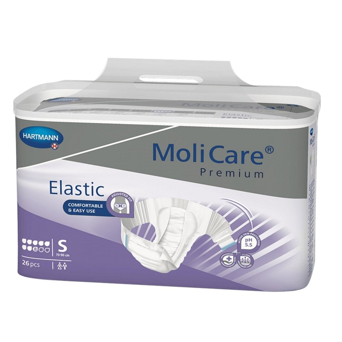Molicare Premium Elastic Incontinence Briefs - 1195442_BG - 1 Molicare Premium Elastic Incontinence Briefs - 1195442_BG - 1