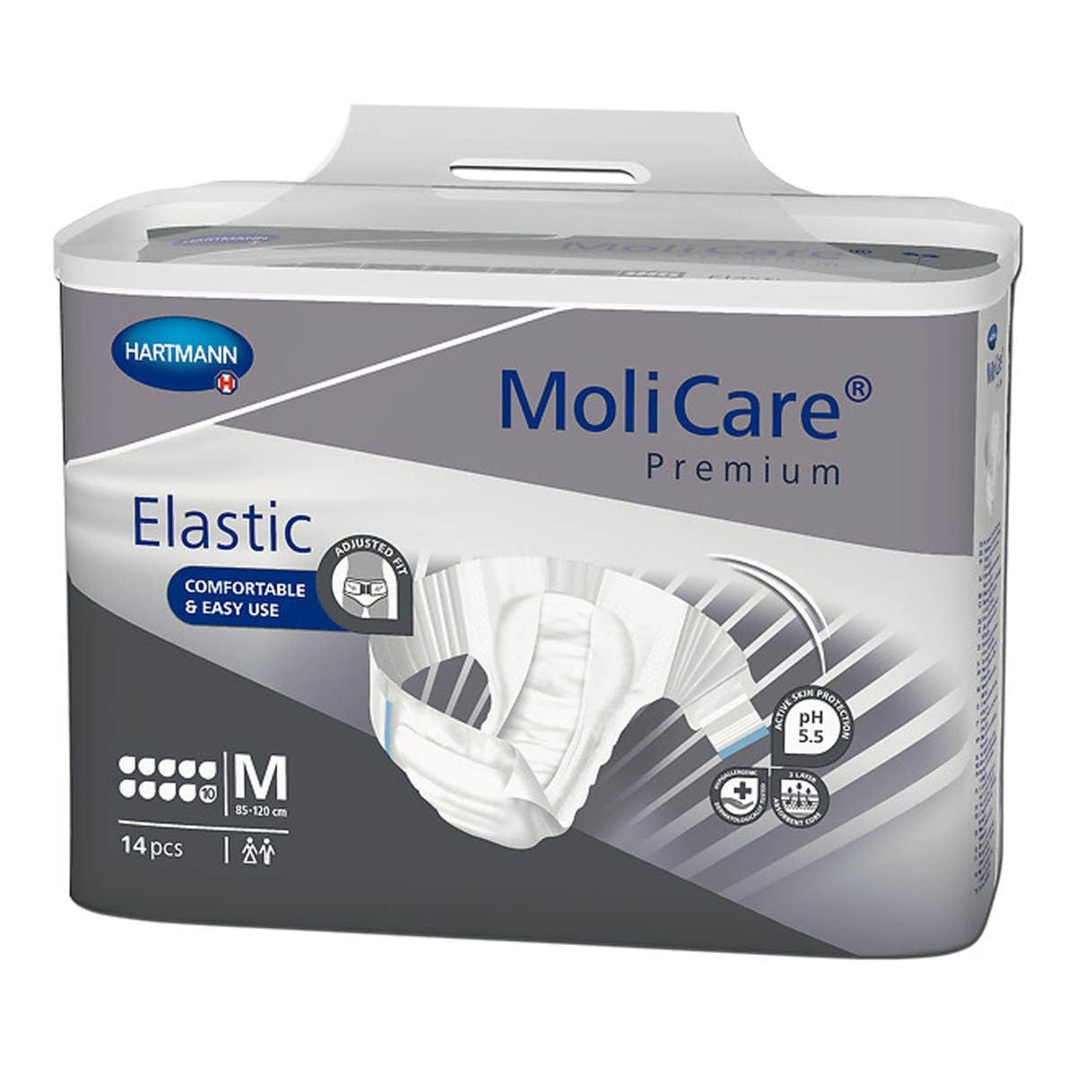 MoliCare Premium Elastic Incontinence Briefs -Unisex - 1153085_CS - 1 MoliCare Premium Elastic Incontinence Briefs -Unisex - 1153086_CS - 2