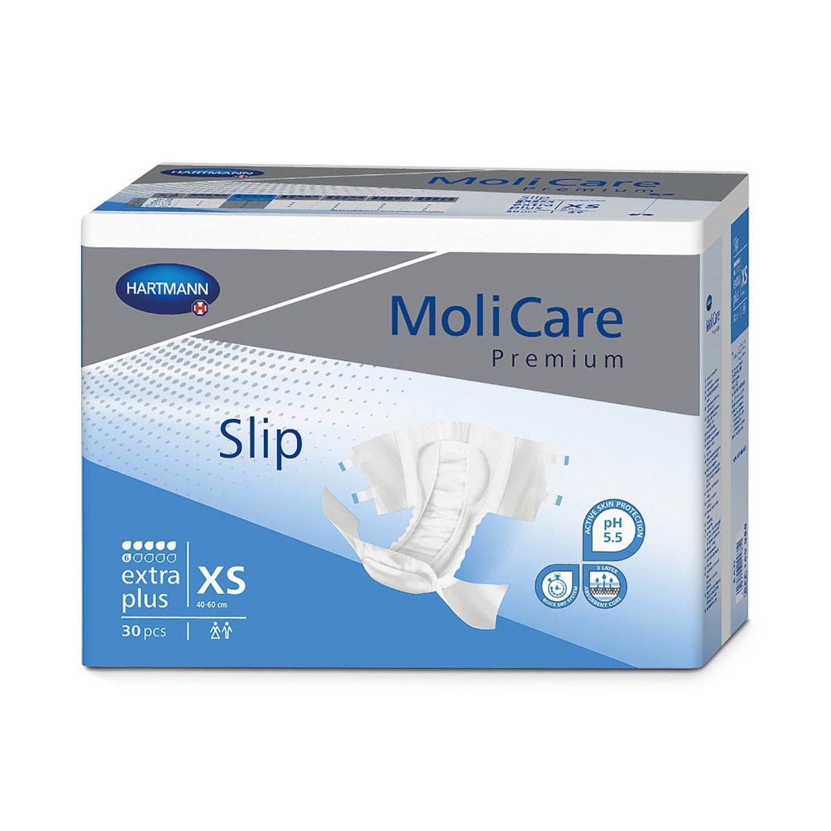 MoliCare Premium Extra Plus Incontinence Briefs -Unisex - 885024_BG - 1 MoliCare Premium Extra Plus Incontinence Briefs -Unisex - 885024_BG - 1