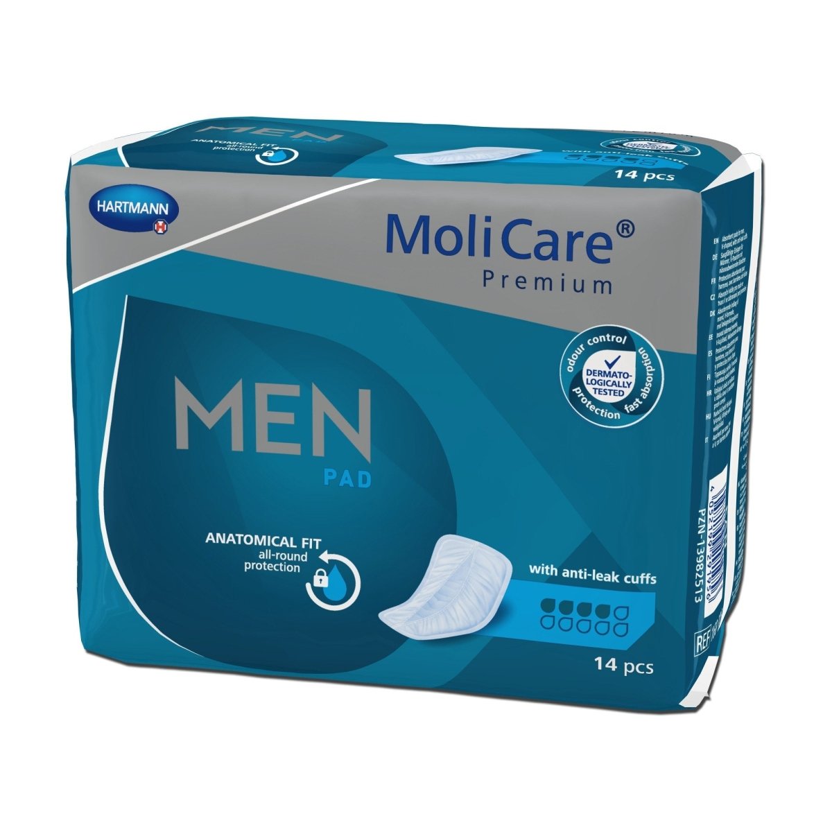 MoliCare Premium Men 4 Drop Bladder Control Pad - 1135774_BG - 1 MoliCare Premium Men 4 Drop Bladder Control Pad - 1135774_BG - 1