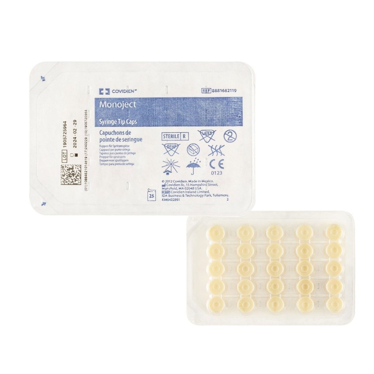 Monoject Syringe Tip Cap - 459106_TR - 1 Monoject Syringe Tip Cap - 459106_TR - 1