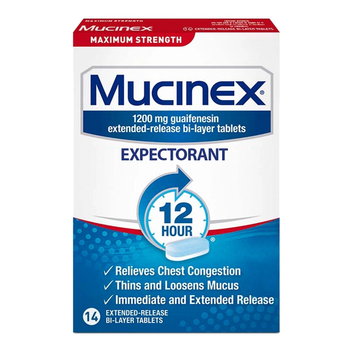 Mucinex Expectorant Tablets - 1101424_CT - 1 Mucinex Expectorant Tablets - 1101424_CT - 1