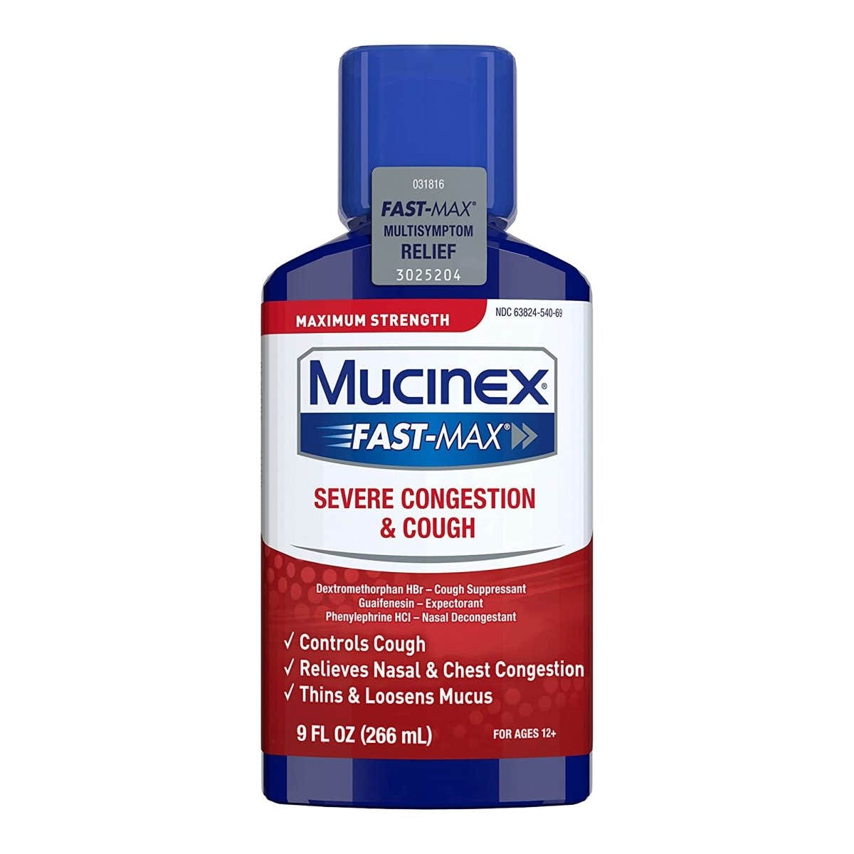Mucinex Fast Max Severe Congestion & Cough Liquid Maximum Strength - 1044221_EA - 1 Mucinex Fast Max Severe Congestion & Cough Liquid Maximum Strength - 1044221_EA - 1