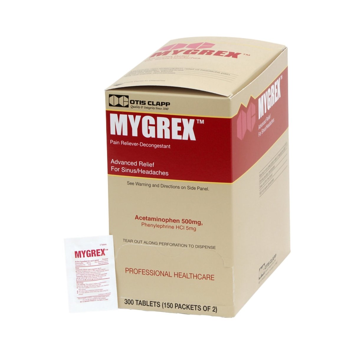 Mygrex Acetaminophen / Phenylephrine Cold And Sinus Relief Tablet - 794674_BX - 1 Mygrex Acetaminophen / Phenylephrine Cold And Sinus Relief Tablet - 794674_BX - 1