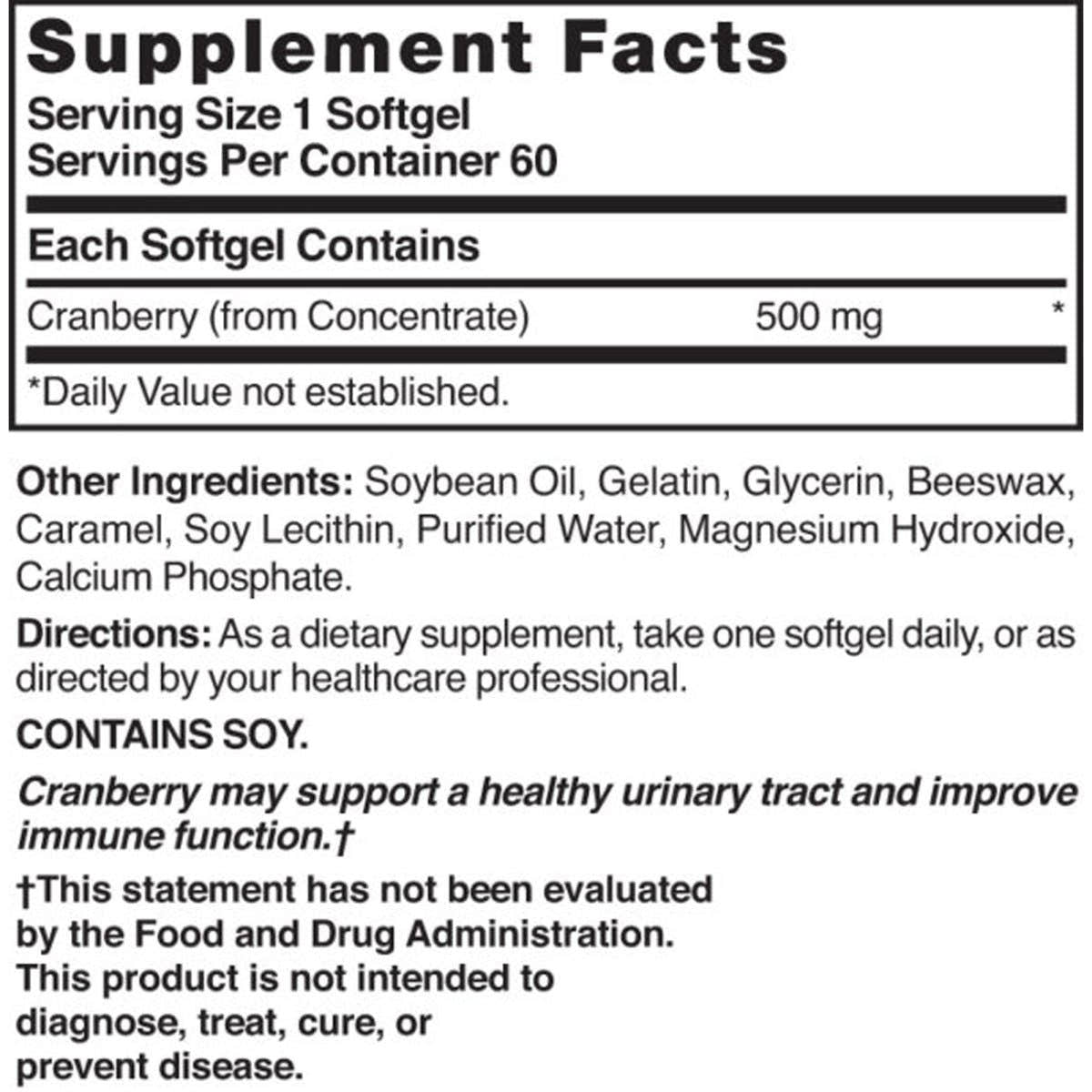 Nature's Blend Cranberry Concentrate Herbal Supplement - 958782_BT - 1 Nature's Blend Cranberry Concentrate Herbal Supplement - 958782_BT - 2