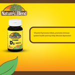 Nature's Blend Vitamin D 3 Supplement - 852688_BT - 4 Nature's Blend Vitamin D 3 Supplement - 852688_BT - 4