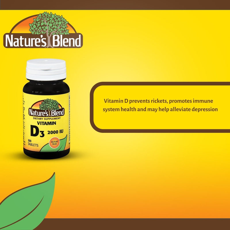 Nature's Blend Vitamin D 3 Supplement - 852688_BT - 4 Nature's Blend Vitamin D 3 Supplement - 852688_BT - 4