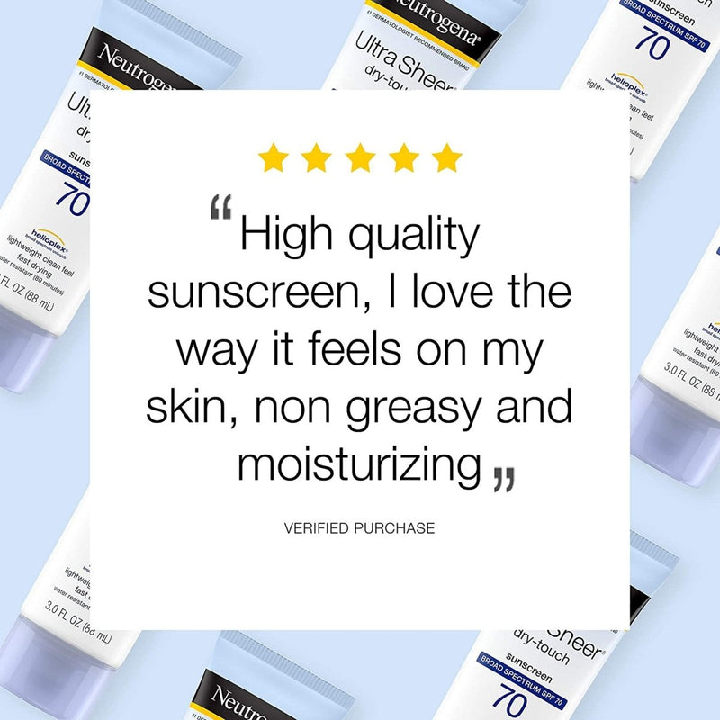 Neutrogena Ultra Sheer Sunblock Lotion - 695093_EA - 5 Neutrogena Ultra Sheer Sunblock Lotion - 695093_EA - 5