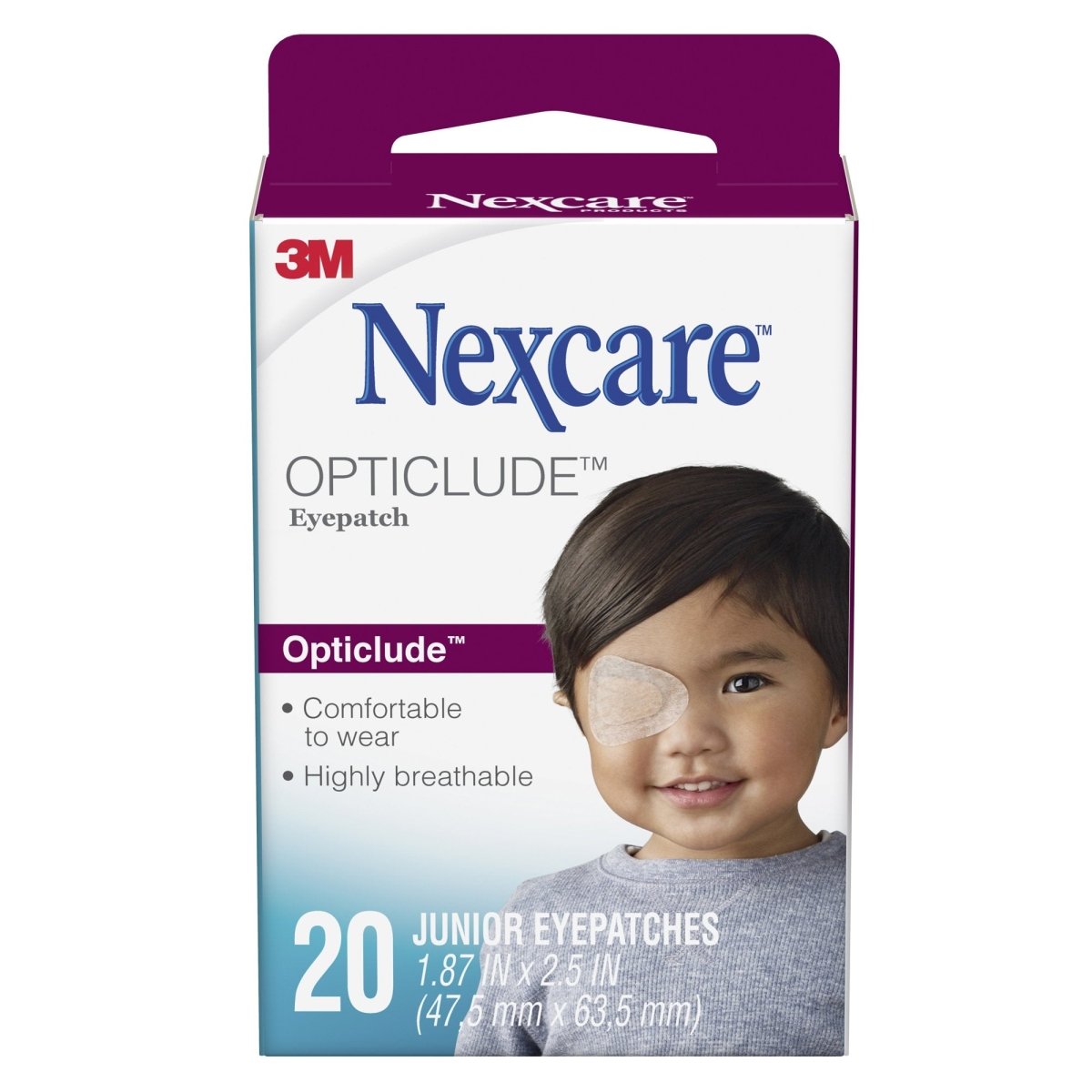 Nexcare Opticlude Orthoptic Eye Patch - 5911_BX - 1 Nexcare Opticlude Orthoptic Eye Patch - 5911_BX - 1