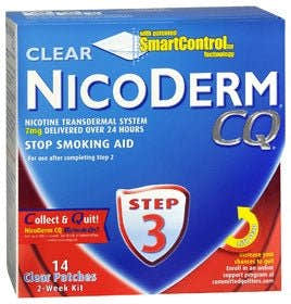 Nicoderm CQ Nicotine Polacrilex Stop Smoking Aid - 523887_BX - 1 Nicoderm CQ Nicotine Polacrilex Stop Smoking Aid - 523887_BX - 1