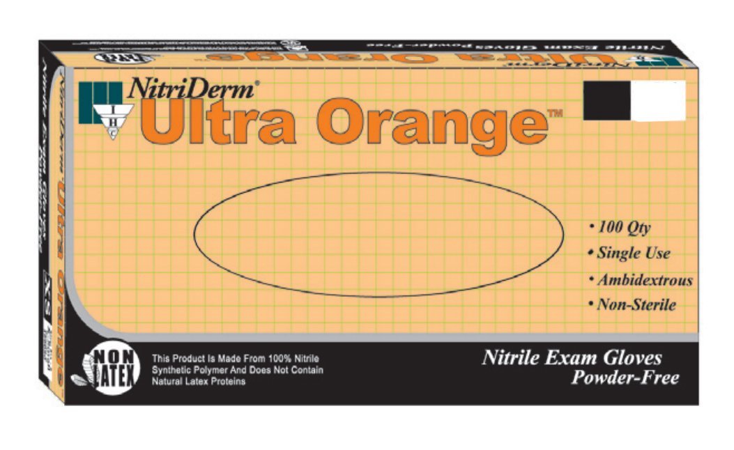 Nitriderm Ultra Orange Exam Gloves - 780242_BX - 1 Nitriderm Ultra Orange Exam Gloves - 780242_BX - 1