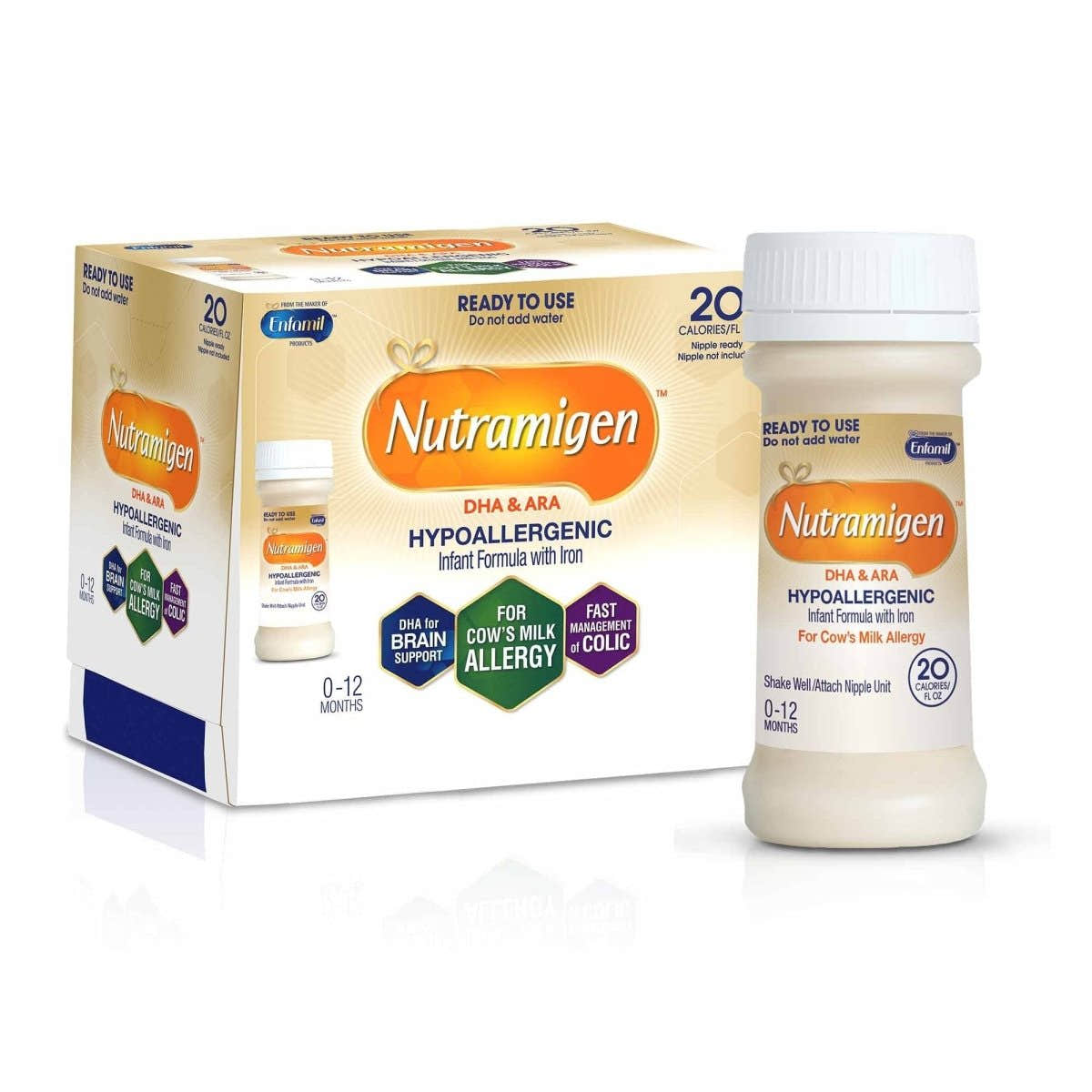 Nutramigen Ready to Use Infant Formula, 6 oz. - 1223081_CS - 1 Nutramigen Ready to Use Infant Formula, 6 oz. - 1223081_CS - 1