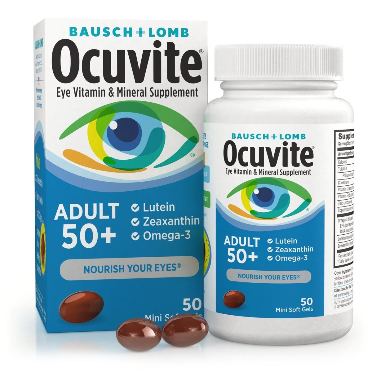 Ocuvite Adult 50+ Multivitamin Supplement - 902215_BT - 1 Ocuvite Adult 50+ Multivitamin Supplement - 902215_BT - 1