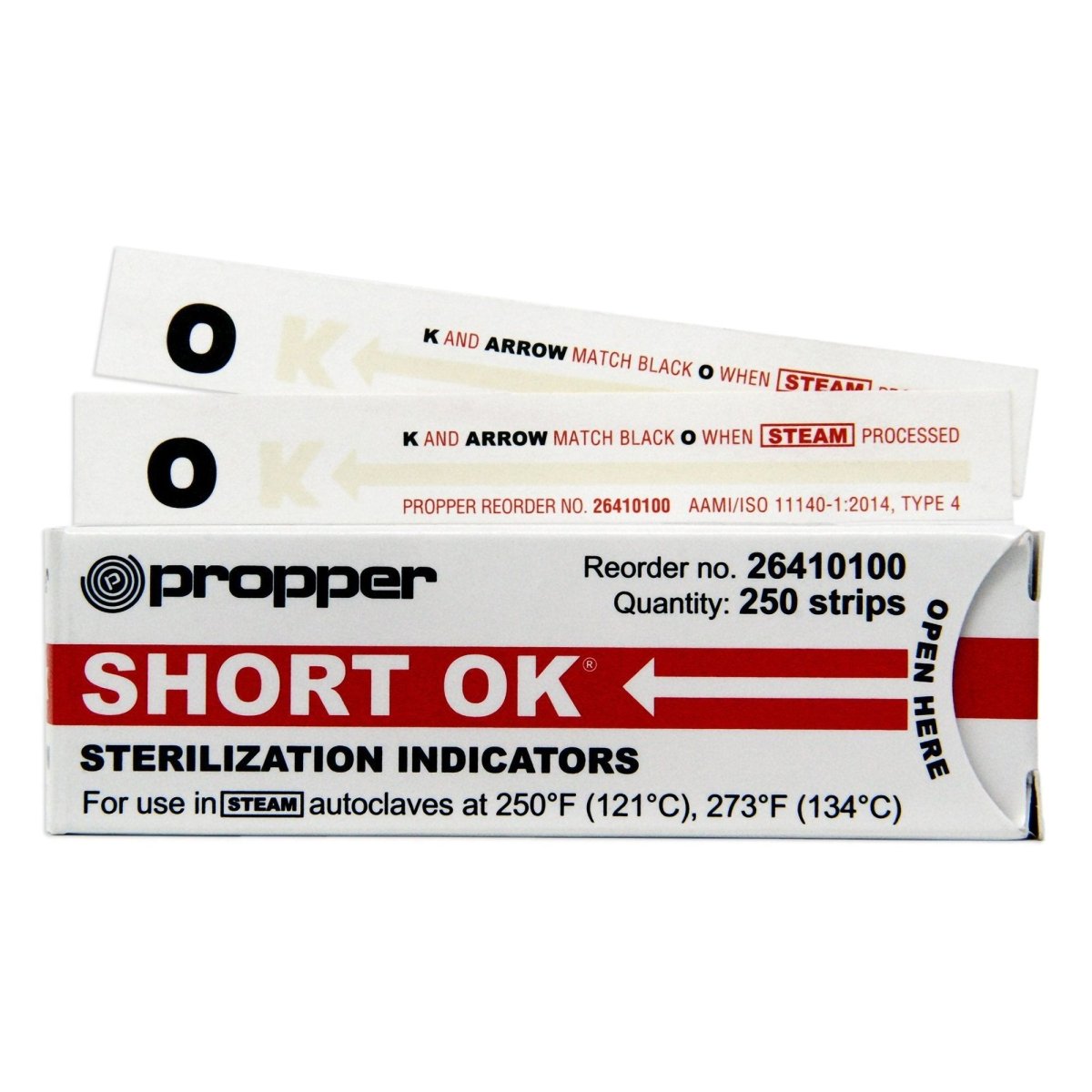 Ok Sterilization Chemical Indicator Strips - 830156_BX - 1 Ok Sterilization Chemical Indicator Strips - 830156_BX - 1