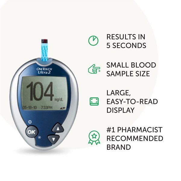 OneTouch Ultra 2 Blood Glucose Meter - 1210473_EA - 5 OneTouch Ultra 2 Blood Glucose Meter - 1210473_EA - 5
