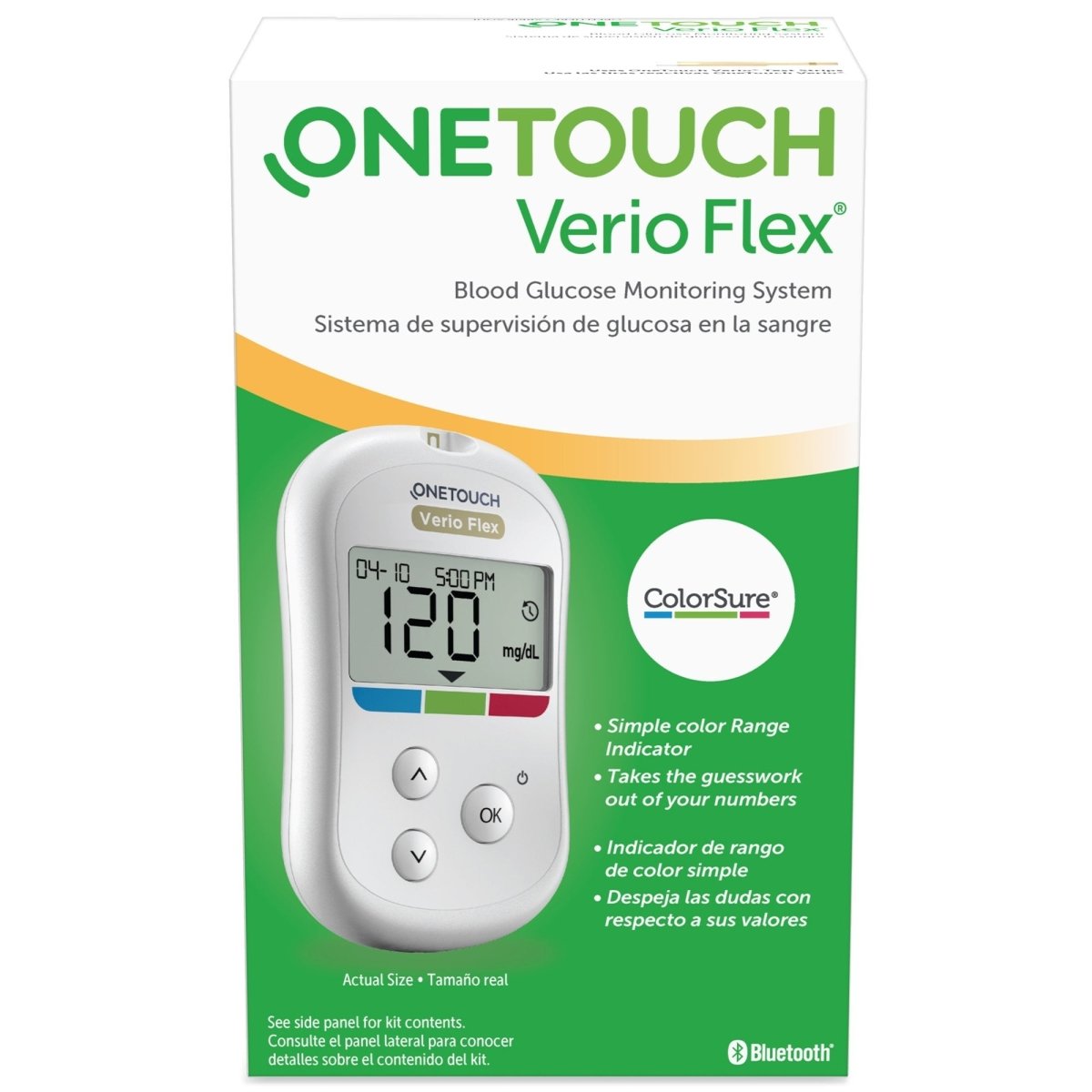 OneTouch Verio Flex Blood Glucose Meter OneTouch Verio Flex Blood Glucose Meter - 1144793_EA - 1