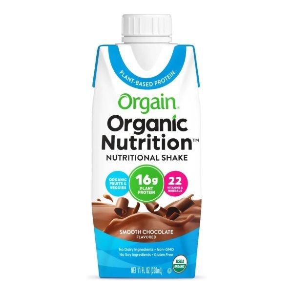Orgain Organic Vegan Nutritional Shake - 1112295_CS - 1 Orgain Organic Vegan Nutritional Shake - 1112295_CS - 1