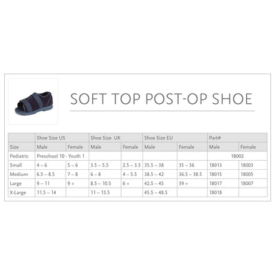 Össur Soft Top Post-Op Shoe Male - 505268_EA - 8 Össur Soft Top Post-Op Shoe Male - 505268_EA - 8