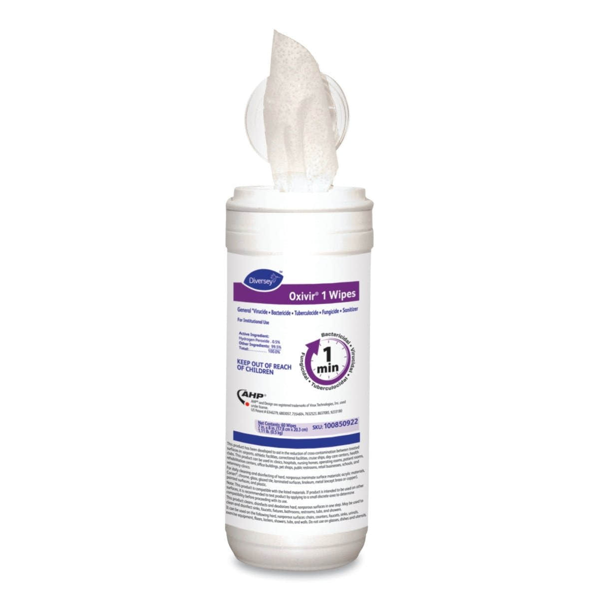 Oxivir 1 Surface Disinfectant Cleaner -Carton of 60 Oxivir 1 Surface Disinfectant Cleaner - 1048120_CS - 2
