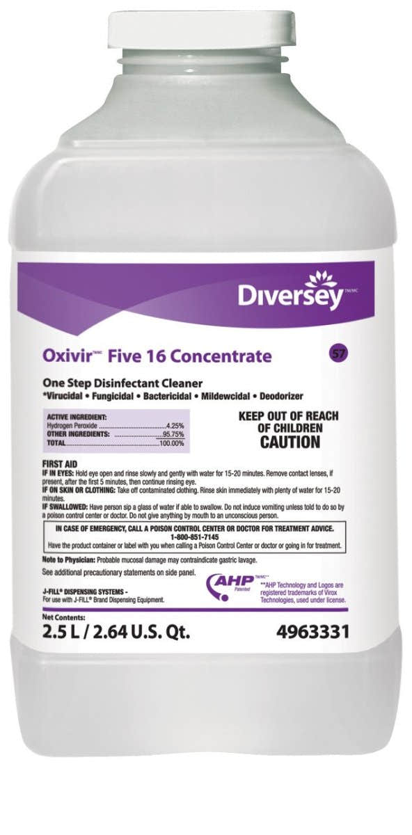 Oxivir Five 16 Surface Disinfectant Cleaner -Case of 2 Oxivir Five 16 Surface Disinfectant Cleaner - 868977_EA - 2