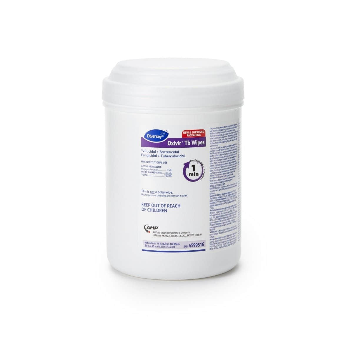 Oxivir Tb Surface Disinfectant Wipes - 734940_CT - 1 Oxivir Tb Surface Disinfectant Wipes - 734940_CT - 1
